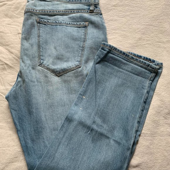 Old Navy Paint Splatter Boyfriend Strait Jeans - Size 12 - Picture 2 of 4